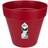 Elho Loft Urban Round Flower Pot - Cranberry Red ∅24.5cm