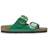 Birkenstock Arizona Big Buckle Natural Leather Patent - High Shine Digital Green