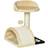 Pawhut Centre Climber Hanging Ball Cat Tree 35.5x37x46cm Beige