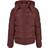 Urban Classics Hooded Puffer Jacket - Cherry