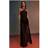 PrettyLittleThing Black Halter Neck Chiffon Maxi Beach Dress