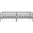 vidaXL Solid Pinewood Grey Sofa 204cm 3 Seater
