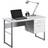 Alphason Cabrini White Writing Desk 60x120cm