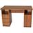 Alphason Maryland Walnut Writing Desk 60x120cm