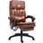 Vinsetto 7 Massage Points Brown Office Chair 114.5cm
