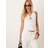 Mango Tie Front Knitted Tank Top - Beige