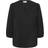 Kaffe Simple Black Blouse with ¾ Sleeves