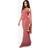 boohoo Twist Detail Off Shoulder Drape Maxi Dress - Pink