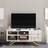 Decorotika North White & Gold TV Bench 130x58.6cm