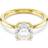 Swarovski Kristall Guld Ring Elegant Modern Stil