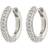 Pilgrim Tatum Medium Hoops Silverplated Dam Örhängen - Sølv