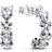 Pandora Sparkling Hearts Open Hoop Earrings - Sterling Silver