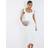 River Island Womens Sleeveless Bow Detail Corset Midi Dress - White