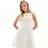 Vero Moda Petite Ribbed Racer Mini Dress - White