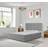 Bedsland Peaceful Grey Linen Divan Single Bed 3FT