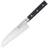 Dorre Asama Chef Black Handle Santokukniv, Kockkniv 18 cm
