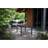 Keter Signature Porto Table 160 cm Walnut Black Steel