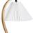 GUBI Timberline Trä Vit 50 cm Bordslampa