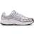 Nike P-6000 Grade School Girls Shoe - White/Metallic Silver/Blue Tint/Black