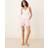 Gina Tricot Cotton Poplin Shorts - Pink Stripe