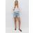 Gina Tricot Tricot-Slit Denim Jeans Shorts - Blå
