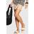 boohoo Contrast Stitch Raffia Sandals - White