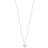 Pilgrim Alaia Necklace Silverplated Dam Halsband Med Hänge - Sølv