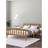 Veryhome Clayton Double Wooden Natural Frame Bed