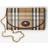 Burberry Highlands Chain Strap Wallet - Sand