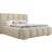 Mirjan24 Polsterbett Beige 160x200 cm Rahmenbett