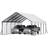 VEVOR Heavy Duty Metal Carport 20 x 24 ft (Building Area )