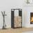 vidaXL Firewood Rack Black 44x28x90 cm