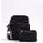 River Island Womens Quilted Messenger Bag And Purse Bundle - Black