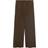 Mango Linenblend Elastic Waist Trousers - Brun