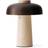 Audo Copenhagen Reverse Portable Sand Travertine Bronzed Aluminium 30 cm Bordlampe