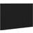 vidaXL Svart Ek 120x1.5x80 cm Konstruerat Trä Sänggavel 120cm