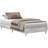 vidaXL 90x200 cm Grey Sonoma Engineered Wood Frame Bed