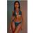 PrettyLittleThing Teal Gold Ring Tanga Bikini Bottom - Blue