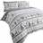 Portfolio Home Noel Xmas Snowflake Duvet Cover White, Grey (200x135cm)