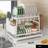 Obasyhig Drying Rack For Kitchen Counter Over The Sink 1pc Dish Drainer 30cm
