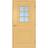 Scandidoor Standard Ytterdörr Frostat glas H (100x210cm)