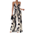 Shein RosyDaze 2pcs Elegant Deep-V Neck Tie Strap Bowknot Front & Back Pleated Floral Print Top & Skirt Set, Spring/Summer