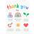 Shein Charming Thank You Card For Daycare Teachers