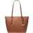 Michael Kors Charlotte Large Saffiano Leather Top Zip Tote Bag - Luggage