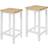 SoBuy Breakfast White/Natural Barstol 61cm 2st