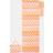 OHS Zigzag Bath Towel Orange (215x75cm)