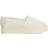 Calvin Klein Canvas Platform Espadrilles - Ecru