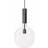 Konsthantverk Rosdala Black Oxide/Transparent Pendellampa ∅ 30cm