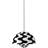 &Tradition Flowerpot VP2 Black/White Glossy Pendellampa ∅ 50cm