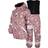 Lindberg Regnset Lekhyttan Rain Set Fleece - Rose/Brown